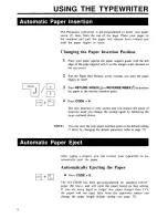 Preview for 16 page of Panasonic KX-E2000 Operator'S Instruction Manual