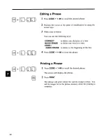 Предварительный просмотр 70 страницы Panasonic KX-E2500 Operator'S Instruction Manual