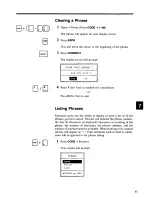 Предварительный просмотр 71 страницы Panasonic KX-E2500 Operator'S Instruction Manual