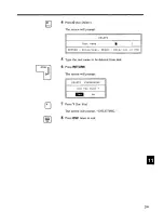 Предварительный просмотр 219 страницы Panasonic KX-E2500 Operator'S Instruction Manual