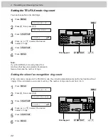 Предварительный просмотр 22 страницы Panasonic KX-F1000AL Operating Instructions Manual