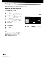 Предварительный просмотр 20 страницы Panasonic KX-F1000NZ Operating Instructions Manual