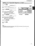 Preview for 17 page of Panasonic KX-F1200 Operating Instructions Manual