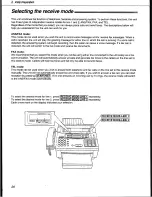 Preview for 20 page of Panasonic KX-F1200 Operating Instructions Manual