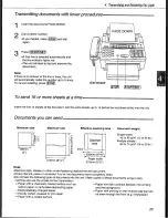 Preview for 25 page of Panasonic KX-F1200 Operating Instructions Manual