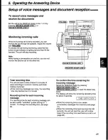 Preview for 29 page of Panasonic KX-F1200 Operating Instructions Manual