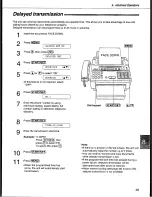 Preview for 39 page of Panasonic KX-F1200 Operating Instructions Manual