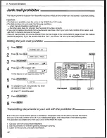 Preview for 42 page of Panasonic KX-F1200 Operating Instructions Manual