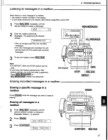 Preview for 47 page of Panasonic KX-F1200 Operating Instructions Manual