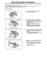 Предварительный просмотр 46 страницы Panasonic KX-F120BA Operating Instructions Manual