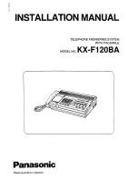 Предварительный просмотр 51 страницы Panasonic KX-F120BA Operating Instructions Manual