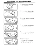 Предварительный просмотр 58 страницы Panasonic KX-F120BA Operating Instructions Manual