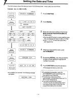 Предварительный просмотр 61 страницы Panasonic KX-F120BA Operating Instructions Manual