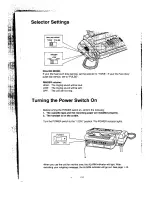 Preview for 19 page of Panasonic KX-F155BA Operating Instructions Manual