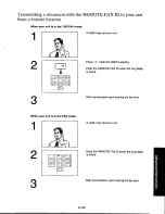 Preview for 105 page of Panasonic KX-F215 Operating Instructions Manual