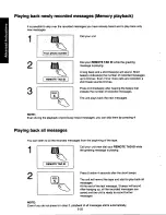 Preview for 98 page of Panasonic KX-F230 User Manual