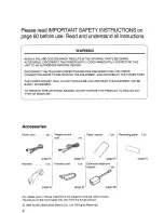 Preview for 2 page of Panasonic KX-F2510NZ Operating Instructions Manual