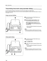 Preview for 24 page of Panasonic KX-F2510NZ Operating Instructions Manual