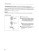 Preview for 40 page of Panasonic KX-F2510NZ Operating Instructions Manual