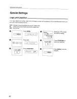 Preview for 42 page of Panasonic KX-F2510NZ Operating Instructions Manual