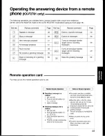 Preview for 55 page of Panasonic KX-F2581AL Operating Instructions Manual