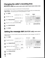 Preview for 62 page of Panasonic KX-F2581AL Operating Instructions Manual