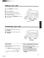 Preview for 19 page of Panasonic KX-F2581NZ Operating Instructions Manual