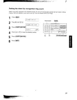 Preview for 29 page of Panasonic KX-F2581NZ Operating Instructions Manual