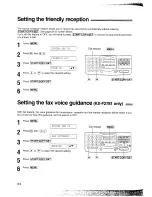 Preview for 64 page of Panasonic KX-F2581NZ Operating Instructions Manual