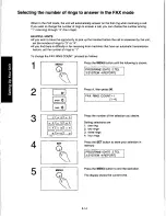 Preview for 42 page of Panasonic KX-F270 Operating Instructions Manual