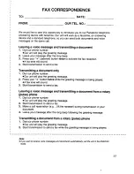 Preview for 77 page of Panasonic KX-F2710NZ Operating Instructions Manual