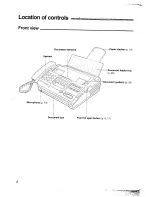 Предварительный просмотр 6 страницы Panasonic KX-F2781NZ Operating Instructions Manual