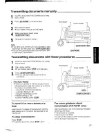 Предварительный просмотр 21 страницы Panasonic KX-F2781NZ Operating Instructions Manual