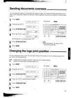 Предварительный просмотр 41 страницы Panasonic KX-F2781NZ Operating Instructions Manual