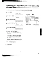 Предварительный просмотр 45 страницы Panasonic KX-F2781NZ Operating Instructions Manual