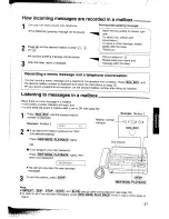 Предварительный просмотр 51 страницы Panasonic KX-F2781NZ Operating Instructions Manual