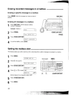 Предварительный просмотр 52 страницы Panasonic KX-F2781NZ Operating Instructions Manual