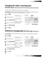 Предварительный просмотр 62 страницы Panasonic KX-F2781NZ Operating Instructions Manual