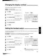 Предварительный просмотр 65 страницы Panasonic KX-F2781NZ Operating Instructions Manual