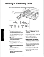 Предварительный просмотр 58 страницы Panasonic KX-F280 Operating Instructions Manual