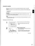 Preview for 51 page of Panasonic KX-F2900 Operating Instructions Manual