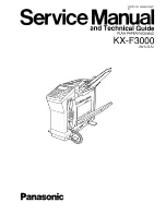 Panasonic KX-F3000 Service Manual And Technical Manual preview