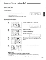 Предварительный просмотр 77 страницы Panasonic KX-F3100 Operating Instructions Manual