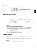 Предварительный просмотр 79 страницы Panasonic KX-F3100 Operating Instructions Manual