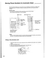 Предварительный просмотр 82 страницы Panasonic KX-F3100 Operating Instructions Manual