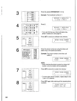 Предварительный просмотр 86 страницы Panasonic KX-F3100 Operating Instructions Manual