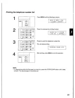 Предварительный просмотр 95 страницы Panasonic KX-F3100 Operating Instructions Manual