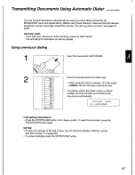 Предварительный просмотр 99 страницы Panasonic KX-F3100 Operating Instructions Manual