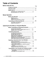 Preview for 4 page of Panasonic KX-F320 User Manual