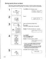 Preview for 112 page of Panasonic KX-F390 Operating Instructions Manual